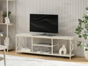 TV stolík/skrinka Jabalinas (krémová). Akcia -37%. Vlastná spoľahlivá doprava až k Vám domov. 1137066