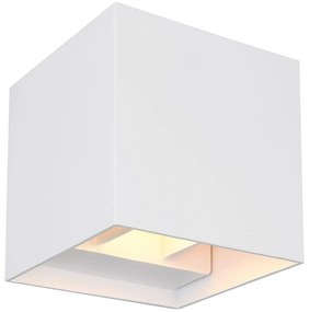 Globo 34168WS - LED Vonkajšie nástenné svietidlo VERONIKA 2xLED/3W/230V IP44 biela