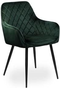 Kreslo HAVANA VELVET tmavozelené