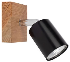 Spot-Light DO2910151 - Nástenné bodové svietidlo MANARA 1xGU10/5W/230V borovica