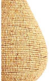 Závesné svietidlo v prírodnej farbe s dreveným tienidlom ø 31 cm Kabinda – Light &amp; Living