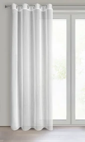 ZÁCLONA NA KRÚŽKOCH SONIA 140X250 CM BIELA