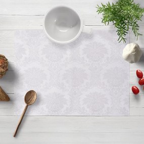 Biante Dekoračné prestieranie na stôl Monako PM-122 Zámocký vzor biely 30x40 cm