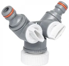 Bradas Rozdeľovač v tvare V s 2 ventilmi 1"-3/4"