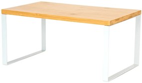 Sada 2 ks kuchyňských polic GINGER bílá/hnědá