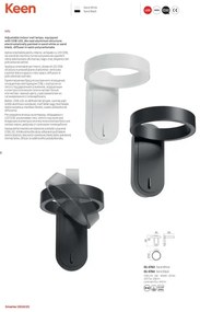 Redo 01-3763 - LED Nástenné svietidlo KEEN LED/6W/230V CRI 90 biela