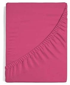 Napínacia plachta na posteľ - Raspberry Jersey 100/220/25