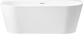 Rea Capri, voľnestojaca akrylová vaňa 170x75 cm, biela, REA-W9801