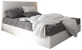 Manželská posteľ Boxspring 180 cm Lilac Comfort (vzor + biela) (s matracom a úložným priestorom). Vlastná spoľahlivá doprava až k Vám domov. 1056094