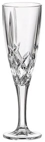 Crystal Bohemia Poháre na sekt BRIXTON 180 ml, 6 ks