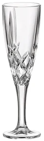 Crystal Bohemia Poháre na sekt BRIXTON 180 ml, 6 ks