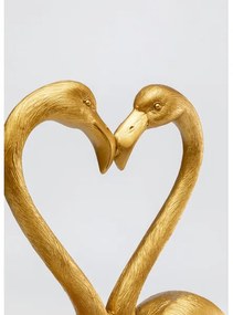 Flamingo Love dekorácia zlatá 63cm