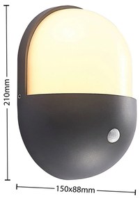 Lindby Dianko LED svietidlo, okrúhle, snímač