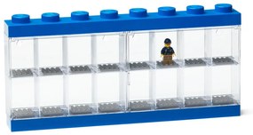 Modrá zberateľská skrinka na 16 minifigúrok LEGO®
