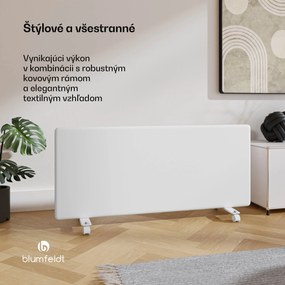 Blumfeldt ThermaTouch konvektor, 2 000 W, elegantný dizajn, dotykové ovládanie, do 20 m²