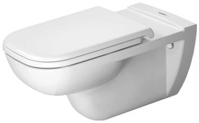 Duravit D-Code - Závesné WC, bezbariérové, 700x360 mm, biela 22280900002