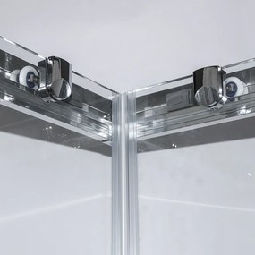 Roltechnik Outlet Štvorcový sprchovací kút OBS2 - bez vaničky ROTH-Variant: rozmery: 80x80 cm - (OBS2/80x80 - 4000703), ROTH-Profily: profily: brilla…