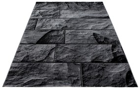 Ayyildiz Kusový koberec PARMA 9250, Čierna Rozmer koberca: 160 x 230 cm