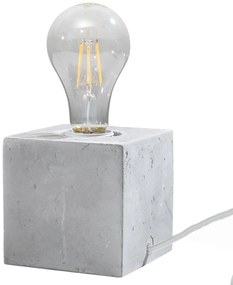 Stolná lampa Ariz, betónové telo svietidla