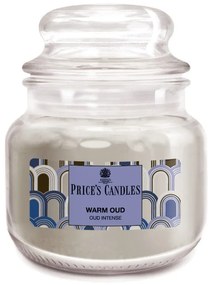 Price´s Price's MINI vonná svíčka ve skle Warm Oud - hoření 30h
