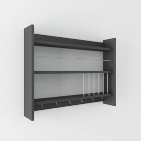 Kuchynská polica Kolin Anthracite