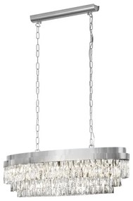 Eglo 39494 - Luster na reťazi VALPARAISO 10xE14/40W/230V lesklý chróm
