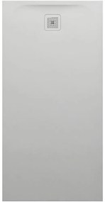 LAUFEN Pro obdĺžniková sprchová vanička z materiálu Marbond, odtok na kratšej strane, 1600 x 800 x 42 mm, svetlá šedá, H2139580770001
