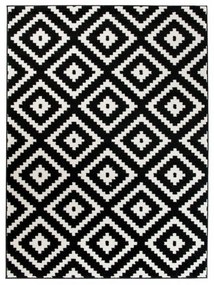 *Kusový koberec Remund čierny 180x260cm