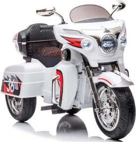LEAN CARS Nabíjateľná trojkolesová motorka Goldwing White