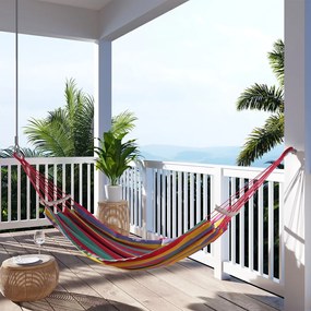 Červená hojdacia sieť LAZARA 240x150 cm