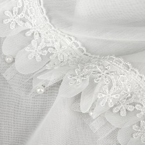 ZÁCLONA NA PÁSKE ELENA, SADA 2 KS 140X270 CM BIELA