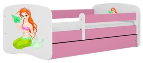 Detská posteľ Babydreams morská panna ružová