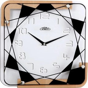 Dizajnové nástenné hodiny PRIM Today White