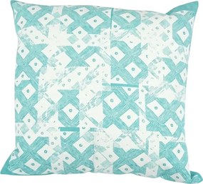 Obliečka na vankúš TRIBAL 45x45 cm, modrý