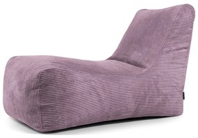 Fialový menčestrový sedací vak Lounge – SLOWDOWN