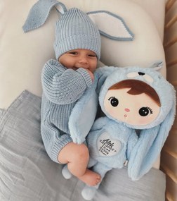 Mojkáčik - Bábika zajačik modrá 50 cm
