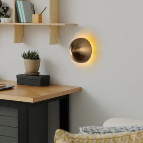 Nástěnná lampa Fungal 20 cm zlatá