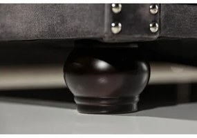 Sedacia súprava 41215 Chesterfield 3-sedenie Zamat Šedá  - Komfort-nábytok