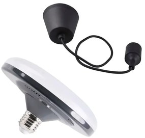 LED Závesné svietidlo KIKI 1xE27/10W/230V čierne