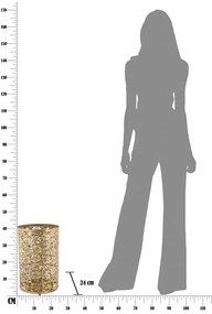 Železný stojan na dáždniky Mauro Ferretti Stick Glam, ⌀ 24 cm