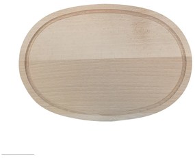 AMADEA Drevená servírovacia doska - podnos ovál, masívne drevo, 30 cm