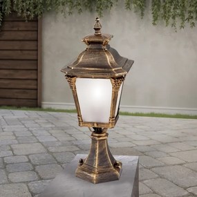 Orion - Vonkajšia lampa AIKO 1xE27/60W/230V 59 cm IP23 bronz/patina