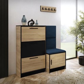 Skrinka na topánky Kpl Foli Craft + Modrá (KRONOS 09)