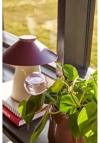 Zeleno-ružová sklenená zavlažovacia guľa Flora - Hübsch