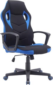 SI Otočná stolička Dakar čierna - modrá