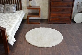 Okrúhly koberec SHAGGY MICRO karamelový