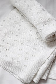 Cotton &amp; Sweets Bambusová deka biela 80×100 cm
