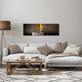 Obraz zapaľovača (s hodinami) (90x30 cm)