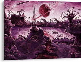 Obraz - Očarovaná dedina (70x50 cm)