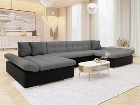 Rozkladacia rohová sedačka Agata, Dostupné poťahy: ekokoža Soft 011 + Lux 06 + Lux 5